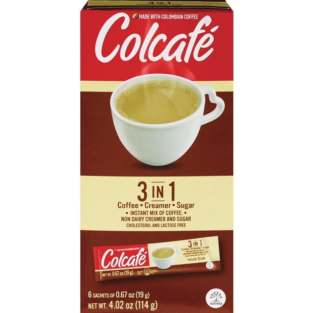 slide 1 of 1, Colcafé 3-in-1 Box - 6 ct; 0.67 oz, 6 ct; 0.67 oz