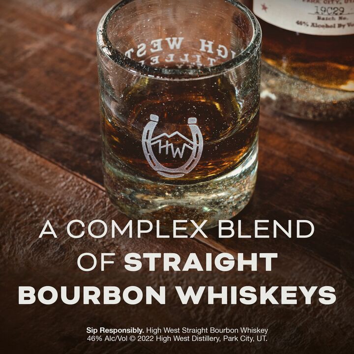 slide 3 of 5, High West Bourbon Whiskey, 375 mL Bottle, 92 Proof, 12.68 fl oz