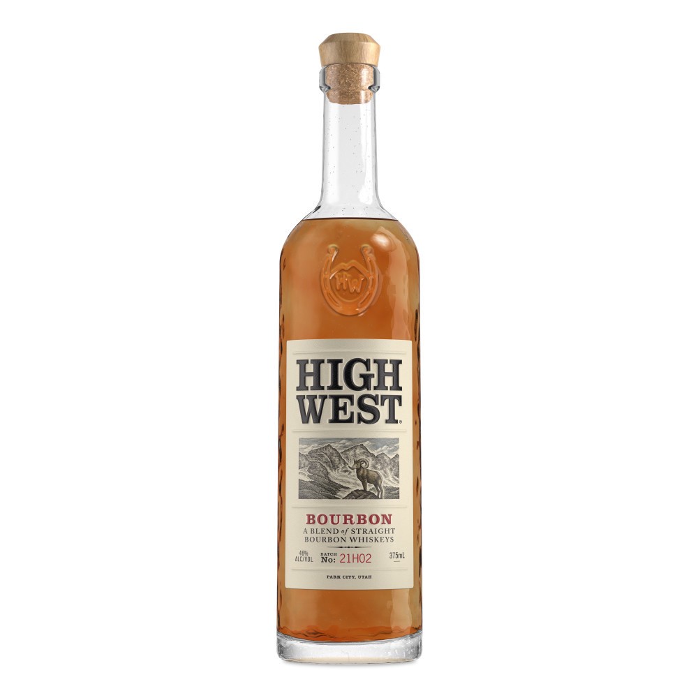 slide 1 of 5, High West Bourbon Whiskey, 375 mL Bottle, 92 Proof, 12.68 fl oz