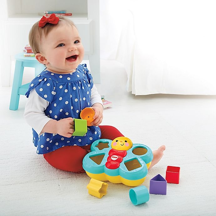 slide 3 of 4, Fisher-Price Butterfly Shape Sorter, 1 ct