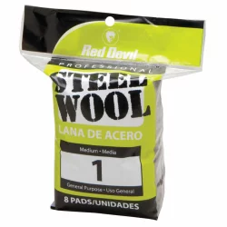 Red Devil Professional Steel Wool Pads - 8 ct