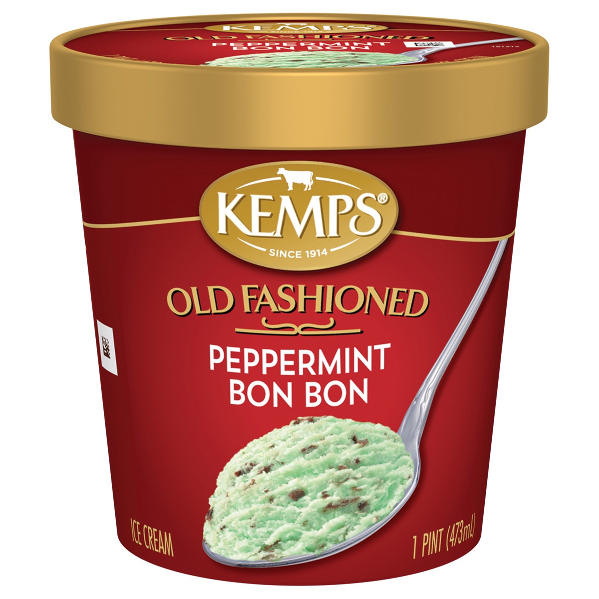 slide 8 of 12, Kemps Old Fashioned Peppermint Bon Bon Ice Cream, 1 pint