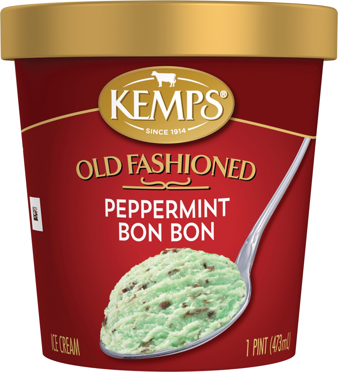 slide 4 of 12, Kemps Old Fashioned Peppermint Bon Bon Ice Cream, 1 pint