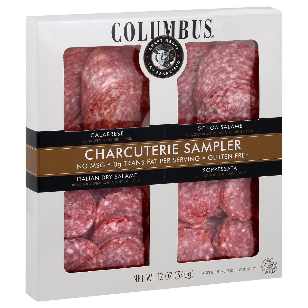 slide 4 of 11, Columbus Charcuterie Sampler Deli Meats - 12oz, 12 oz