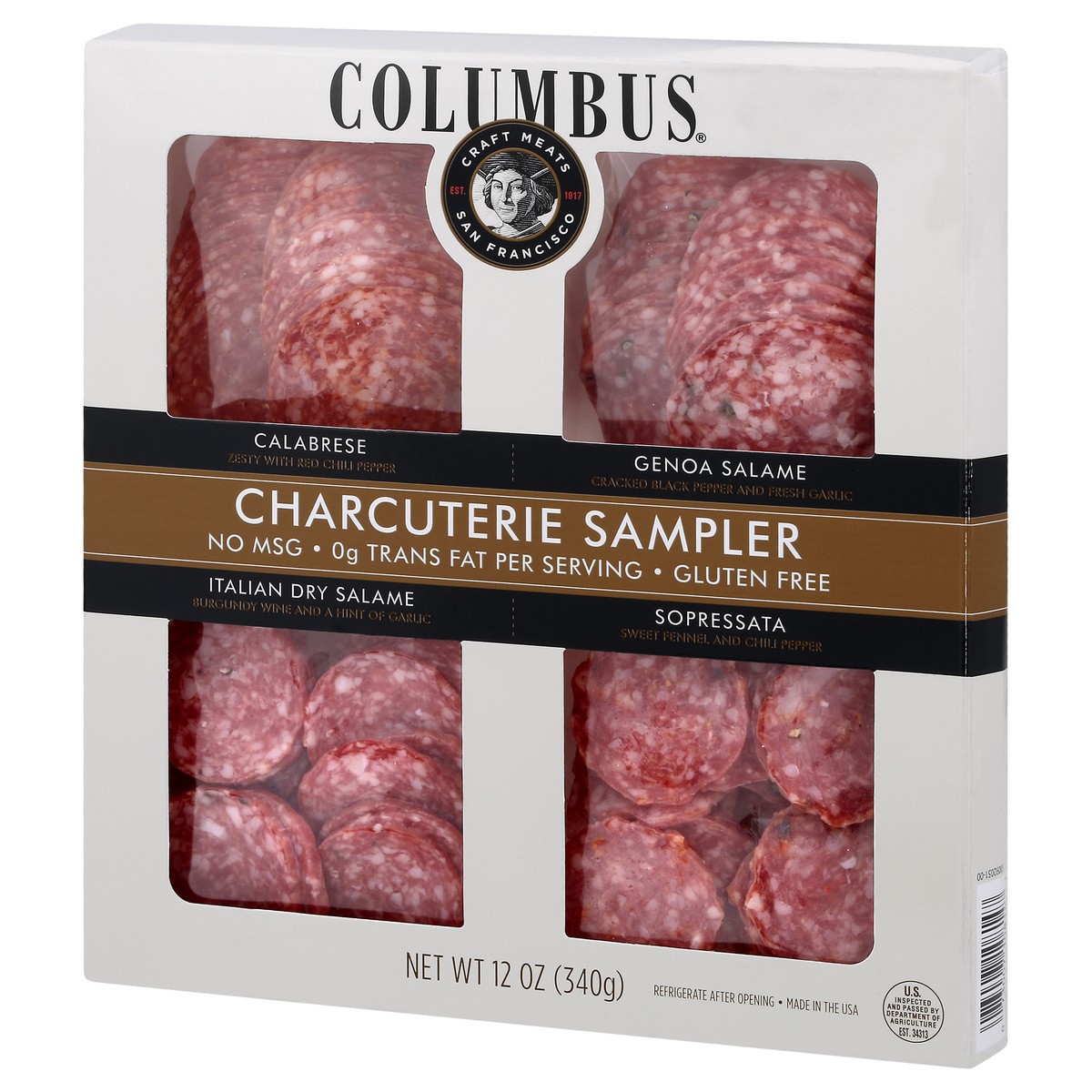 slide 3 of 11, Columbus Charcuterie Sampler Deli Meats - 12oz, 12 oz