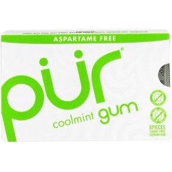 slide 1 of 4, PUR Chewing Gum 9 ea, 9 ct