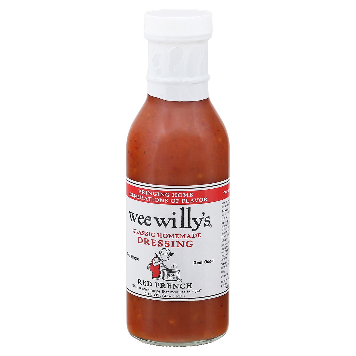 slide 10 of 13, Wee Willy's Red French Salad Dressing, 12 fl oz