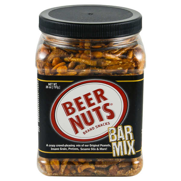 slide 1 of 1, BEER NUTS Bar Mix, 3.25 oz