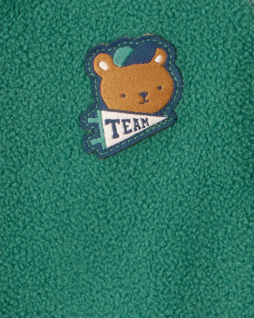 slide 2 of 3, Carter's Baby Boy Bear Loose Fit Long-Sleeve Sleep & Play - Green Green NB, 1 ct