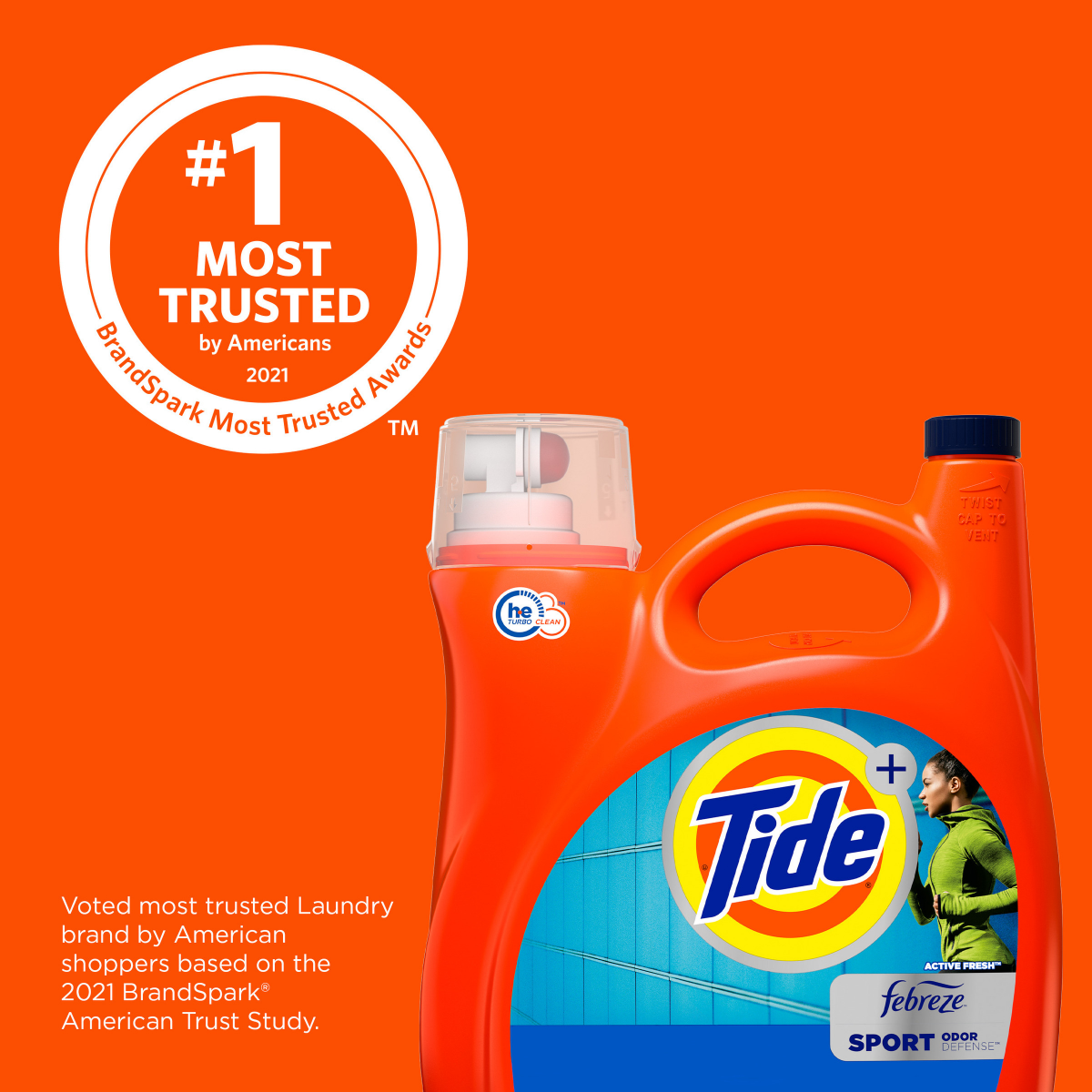 slide 3 of 8, Tide® Ultra Sport Advanced Odor + Stain Fighter Liquid Laundry Detergent, 83 loads