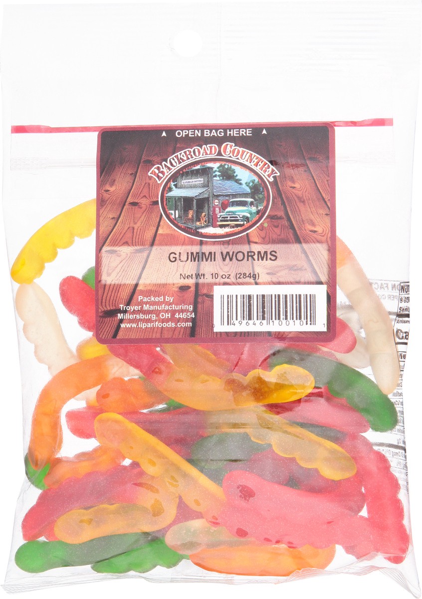 slide 3 of 9, Backroad Country Gummi Worms 10 oz, 10 oz