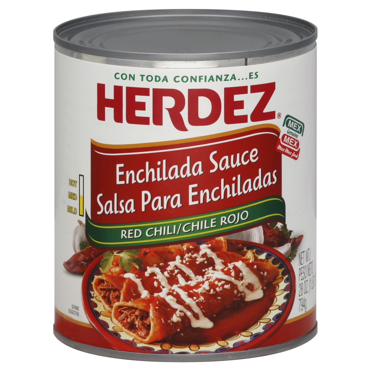 slide 2 of 2, Herdez Enchilada Sauce 28 oz, 28 oz