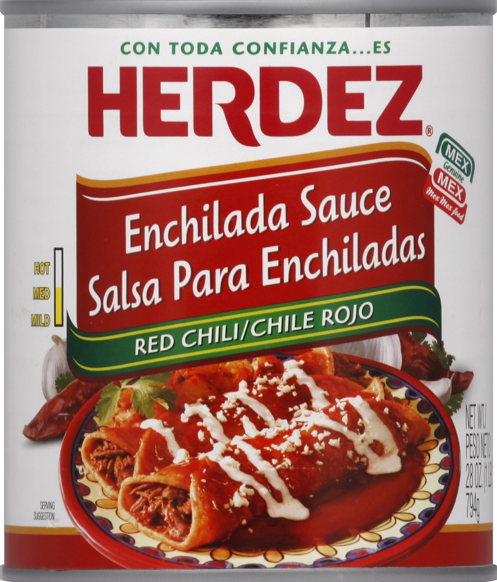 slide 1 of 2, Herdez Enchilada Sauce 28 oz, 28 oz