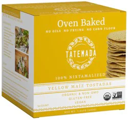 Tatemada Yellow Corn Maiz Tostadas