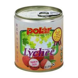 Polar No Sugar Added Peeled Lychee 11 oz