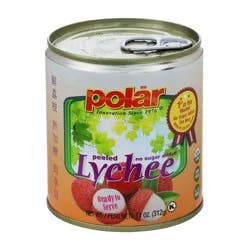 Polar No Sugar Added Peeled Lychee 11 oz