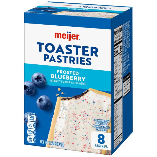 slide 8 of 29, Meijer Blueberry Frosted Toaster Treats, 8 ct
