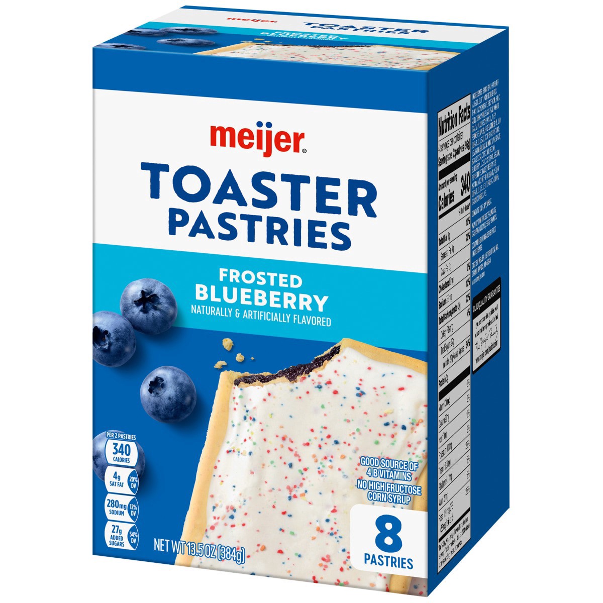 slide 9 of 29, Meijer Blueberry Frosted Toaster Treats, 8 ct