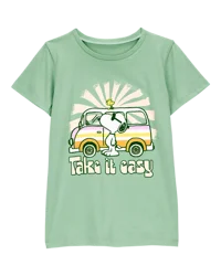 Carter's Carters Kid Snoopy Tee Green 8