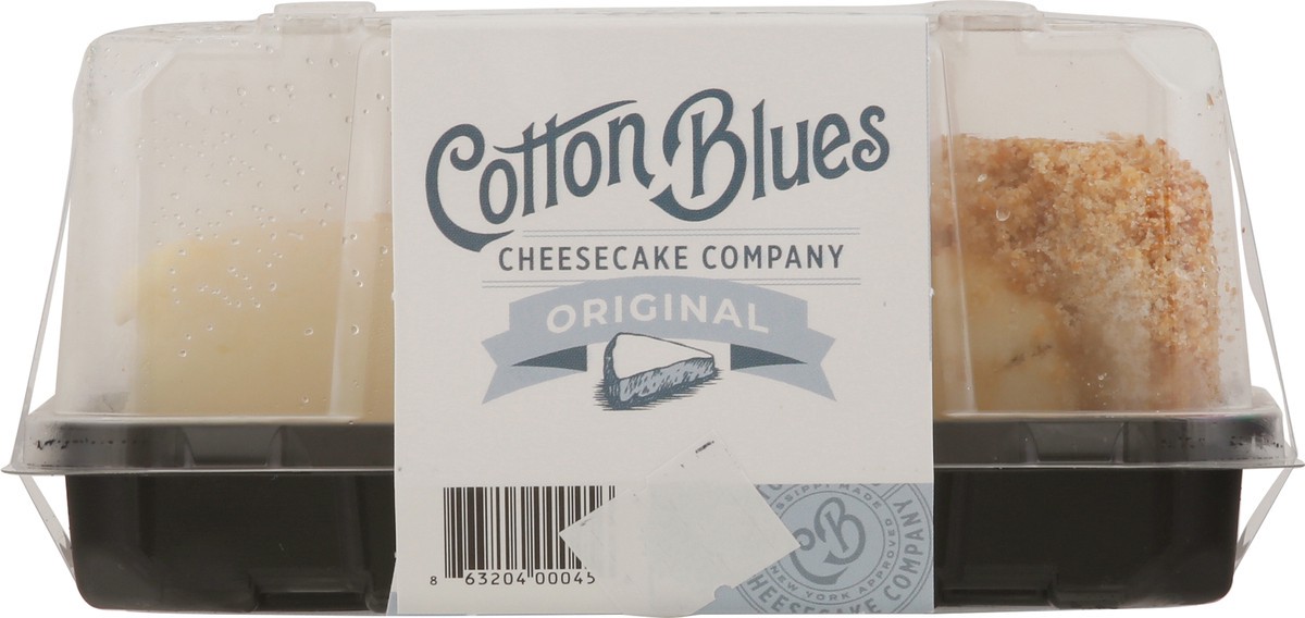 slide 9 of 9, Cotton Blues Cheesecake Company Single Slice Serving Original Cheesecake 6 oz, 6 oz