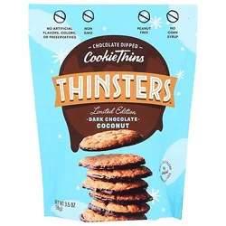 Thinsters Dark Chocolate Coconut Cookie Thins