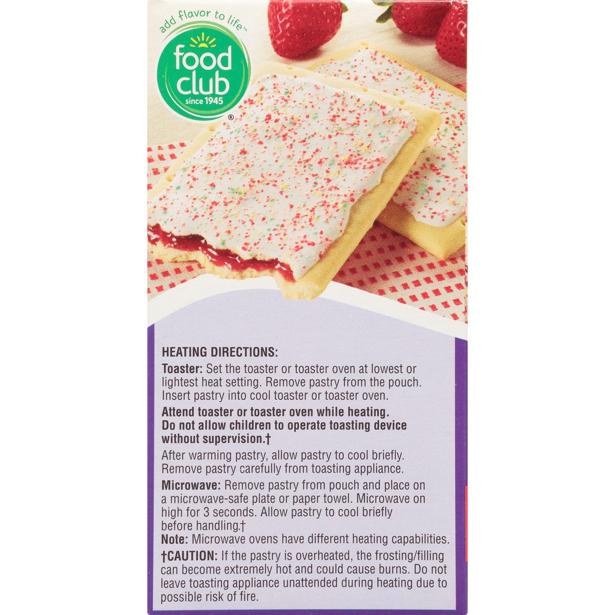 slide 7 of 10, Food Club Strawberry Frosted Toaster Pastries, 6 ct