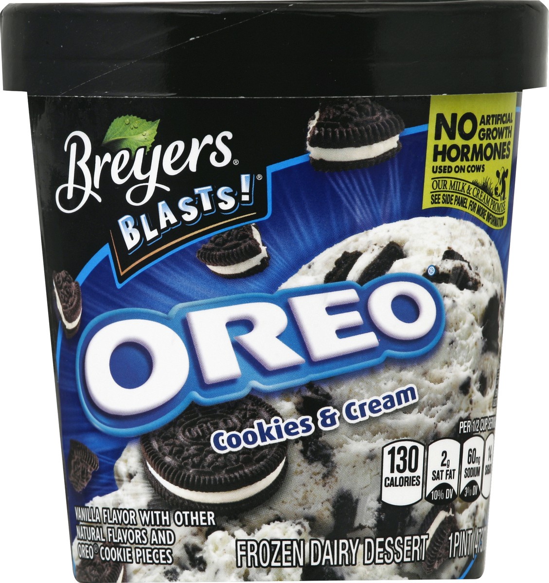 slide 3 of 7, Breyers Ice Cream Cookies & Cream 1 PT, 16 oz