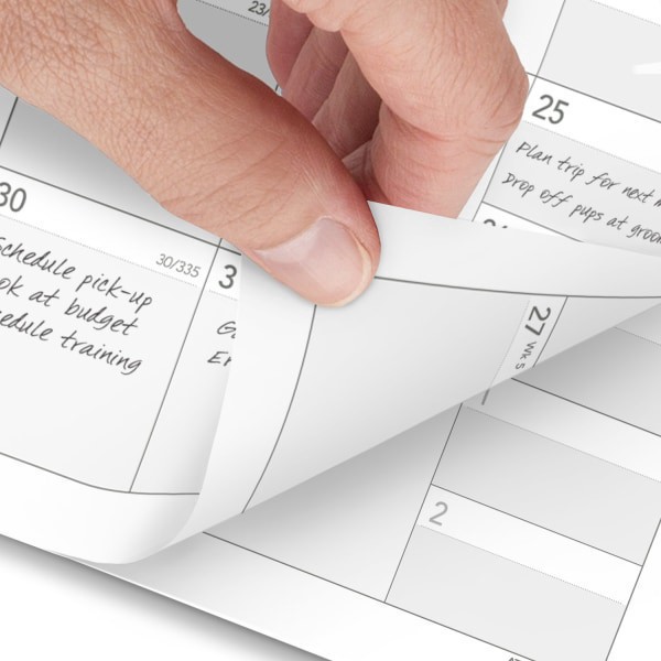 slide 2 of 4, 2025 At-A-Glance Monthly Planner Refill, Portable Size, January To December, 1 ct