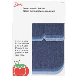 Dritz Denim Iron On Patches