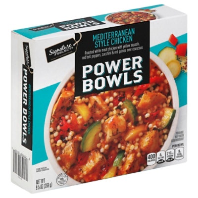 slide 1 of 1, Signature Select Power Bowl Mediterranean Chicken, 9.5 oz