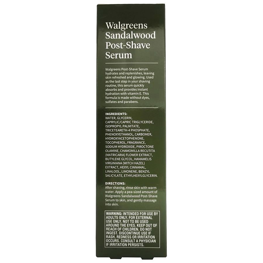 slide 2 of 5, Walgreens Post-Shave Serum, 3.4 fl oz