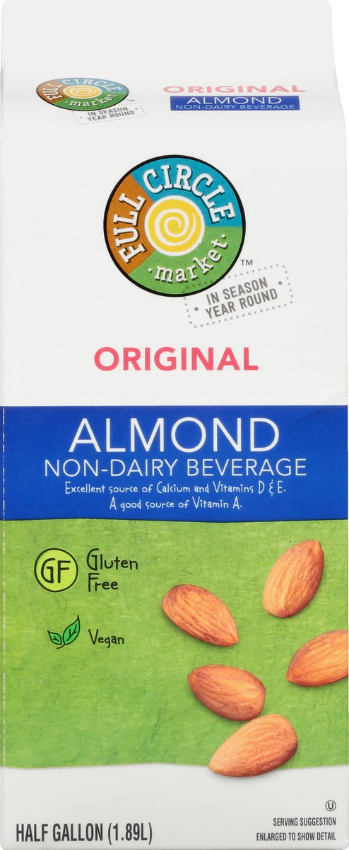 slide 9 of 12, Full Circle Market Full Circle Original Almond Milk, 64 oz