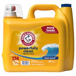 Arm & Hammer Clean Burst Liquid Laundry Detergent - 174 fl oz