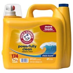 Arm & Hammer Clean Burst Liquid Laundry Detergent - 174 fl oz