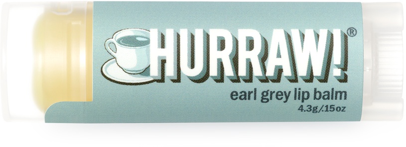 slide 1 of 1, Hurraw! Balm Earl Grey Lip Balm, 0.15 oz
