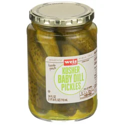 Weis Quality Kosher Dill Baby Pickles