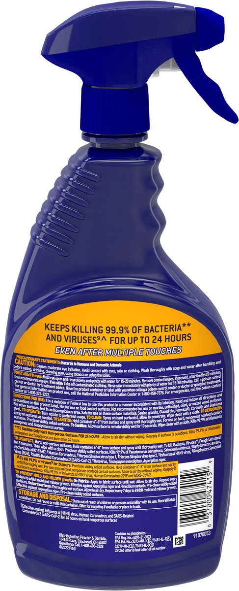 slide 2 of 3, Microban Citrus Scent 24 Hour Multi-Purpose Cleaner and Disinfectant Spray - 32 fl oz, 32 fl oz