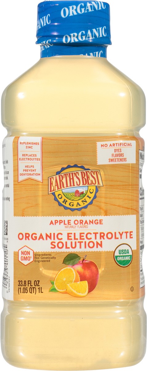 slide 2 of 11, Earth's Best Apple Orange Organic Electrolyte Solution 33.8 fl oz, 33.8 fl oz