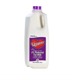 Kleinpeter Reduced Fat Milk - 1/2 gal