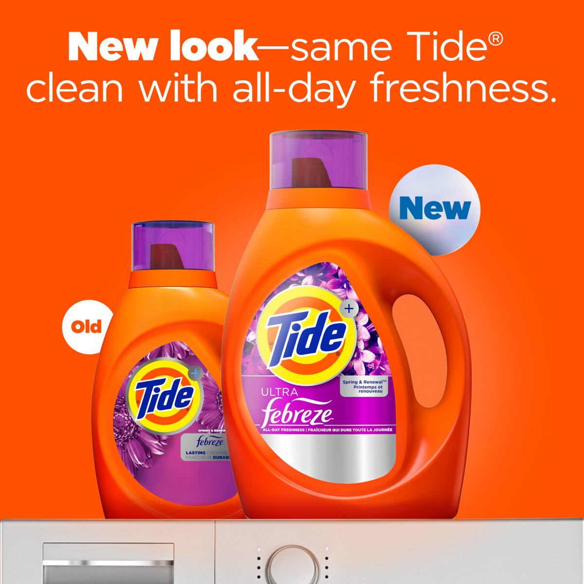 slide 3 of 8, Tide Ultra Febreze Spring & Renewal Liquid Laundry Detergent, 117 fl oz