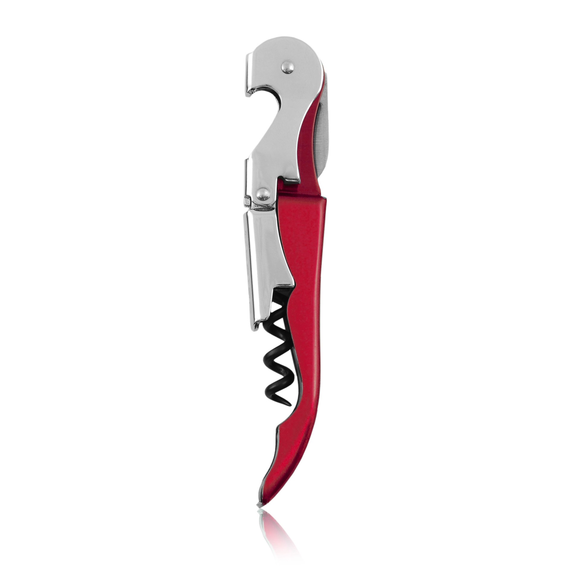 slide 1 of 5, True Metallic Red Truetap Corkscrew, 1 ct