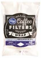 slide 1 of 1, Kroger Wrap Around Coffee Filters, 40 ct