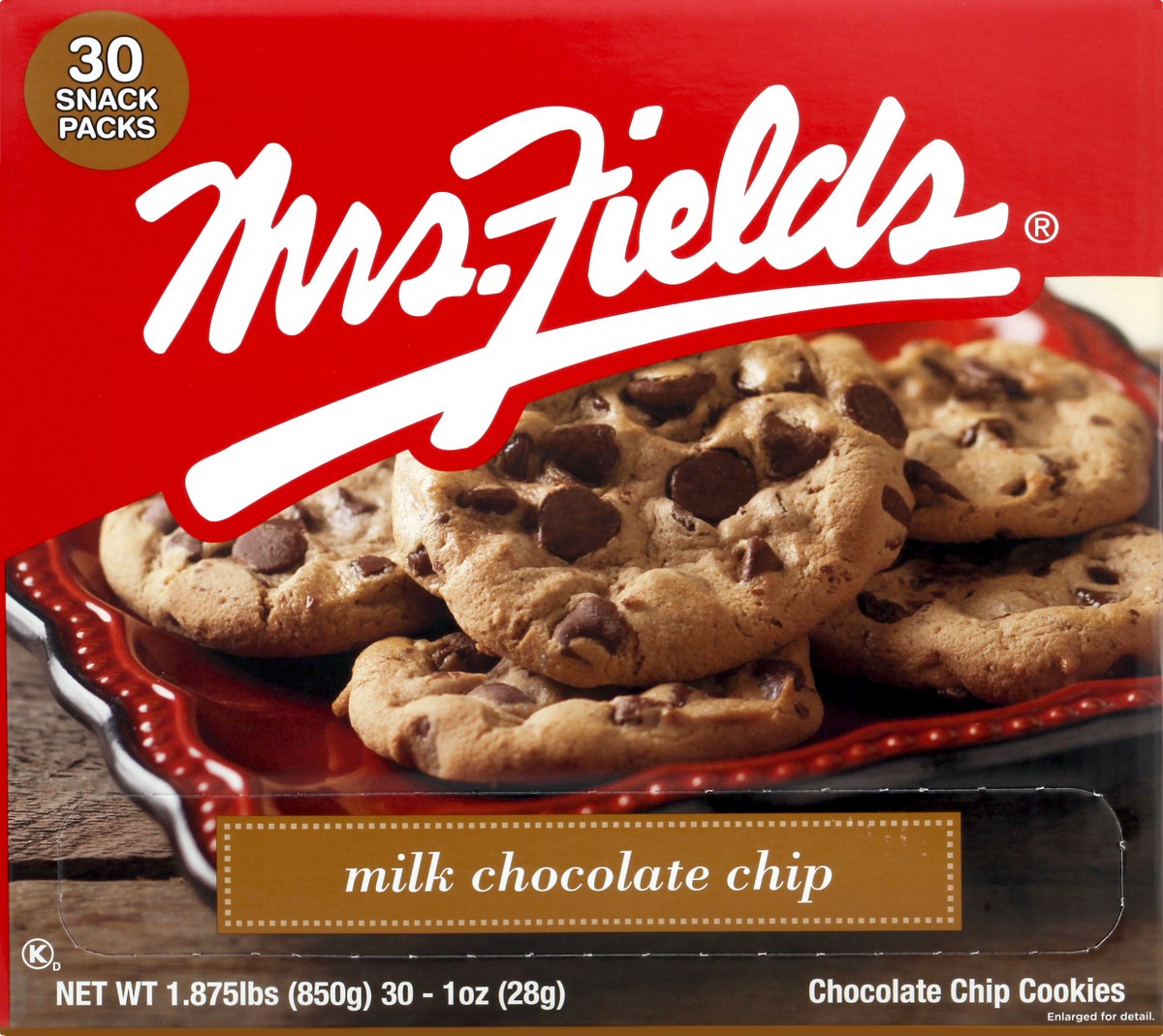 slide 5 of 13, MRS FIELDS Milk Chocolate Chip Cookies 30 ea, 30 ct