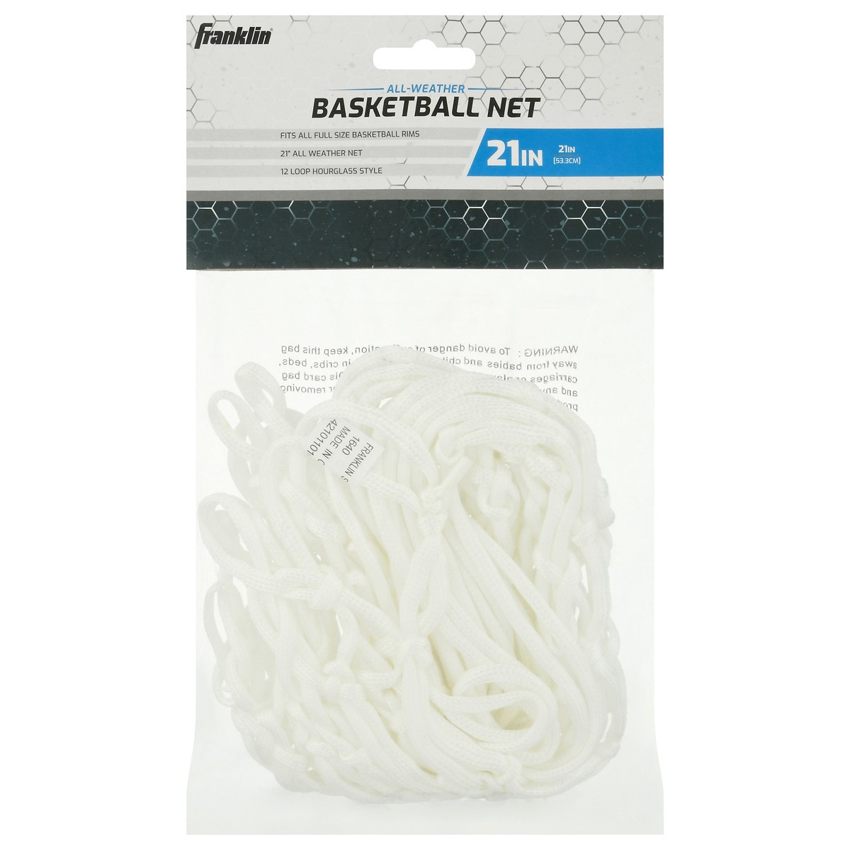 slide 4 of 4, Franklin 21 Inch All-Weather Basketball Net 1 ea Bag, 1 ct
