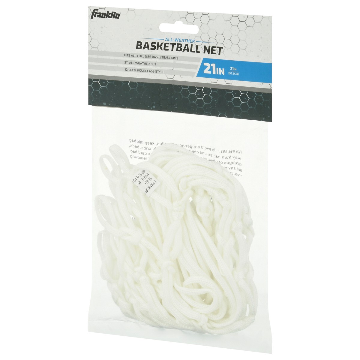 slide 3 of 4, Franklin 21 Inch All-Weather Basketball Net 1 ea Bag, 1 ct