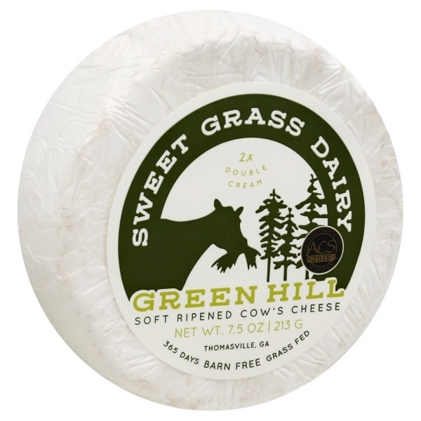 slide 1 of 1, Sweet Grass Dairy Green Hill Double Cream Cheese, 7.5 oz
