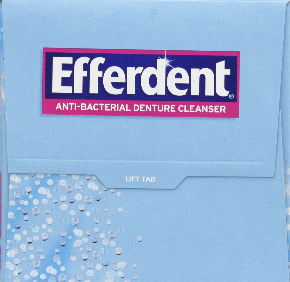 slide 3 of 7, Efferdent Denture Cleanser 120 ea, 120 ct