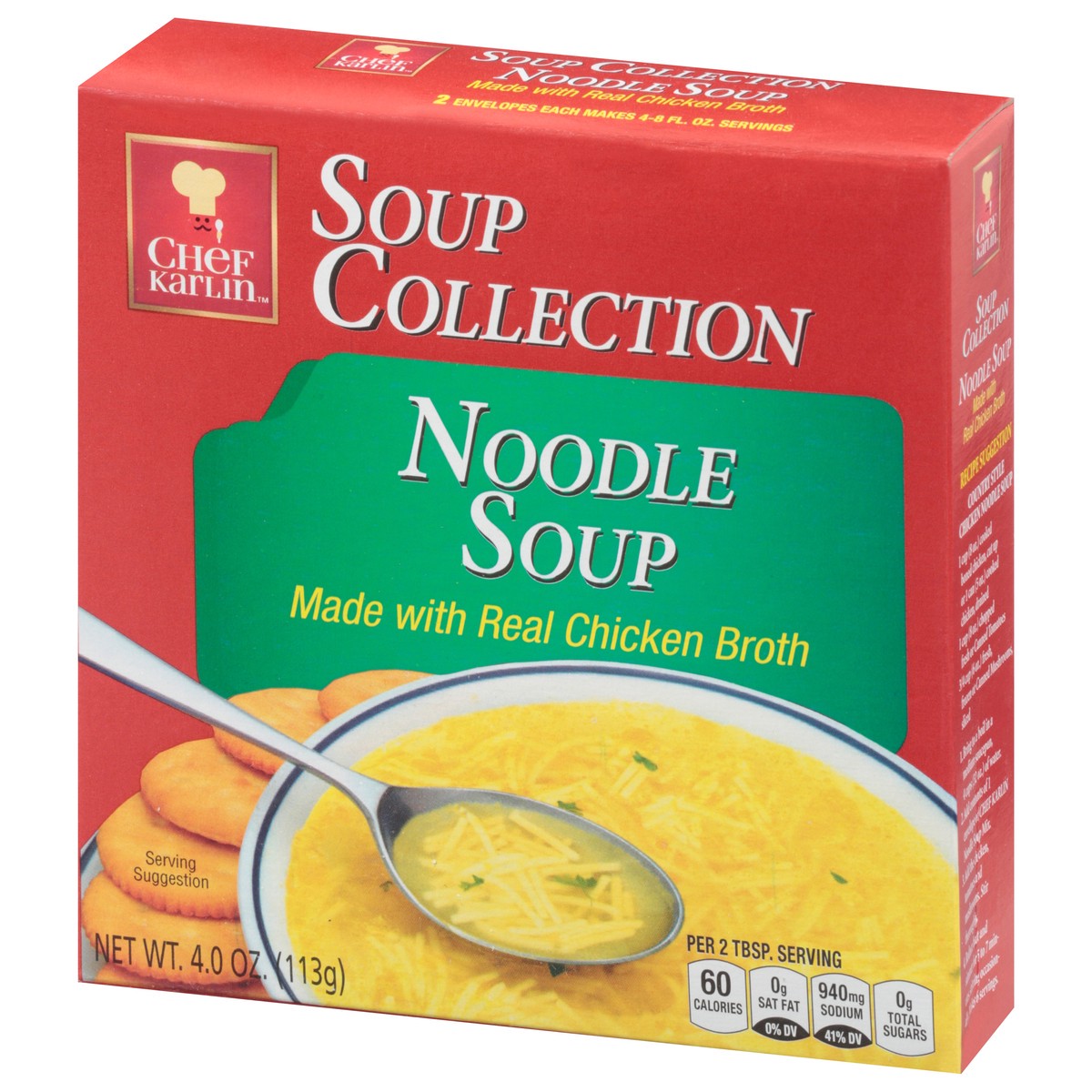 slide 9 of 13, Chef Karlin Soup Collection Noodle Soup 4.0 oz, 4 oz