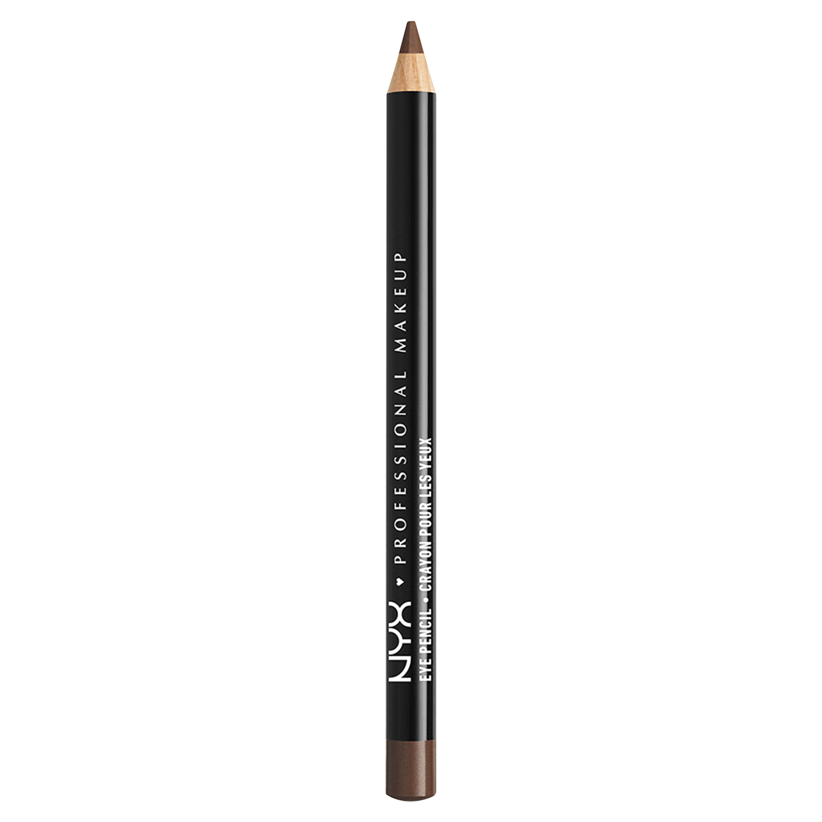 slide 1 of 1, NYX Professional Makeup Dark Brown Slim Eye Pencil, 0.04 oz