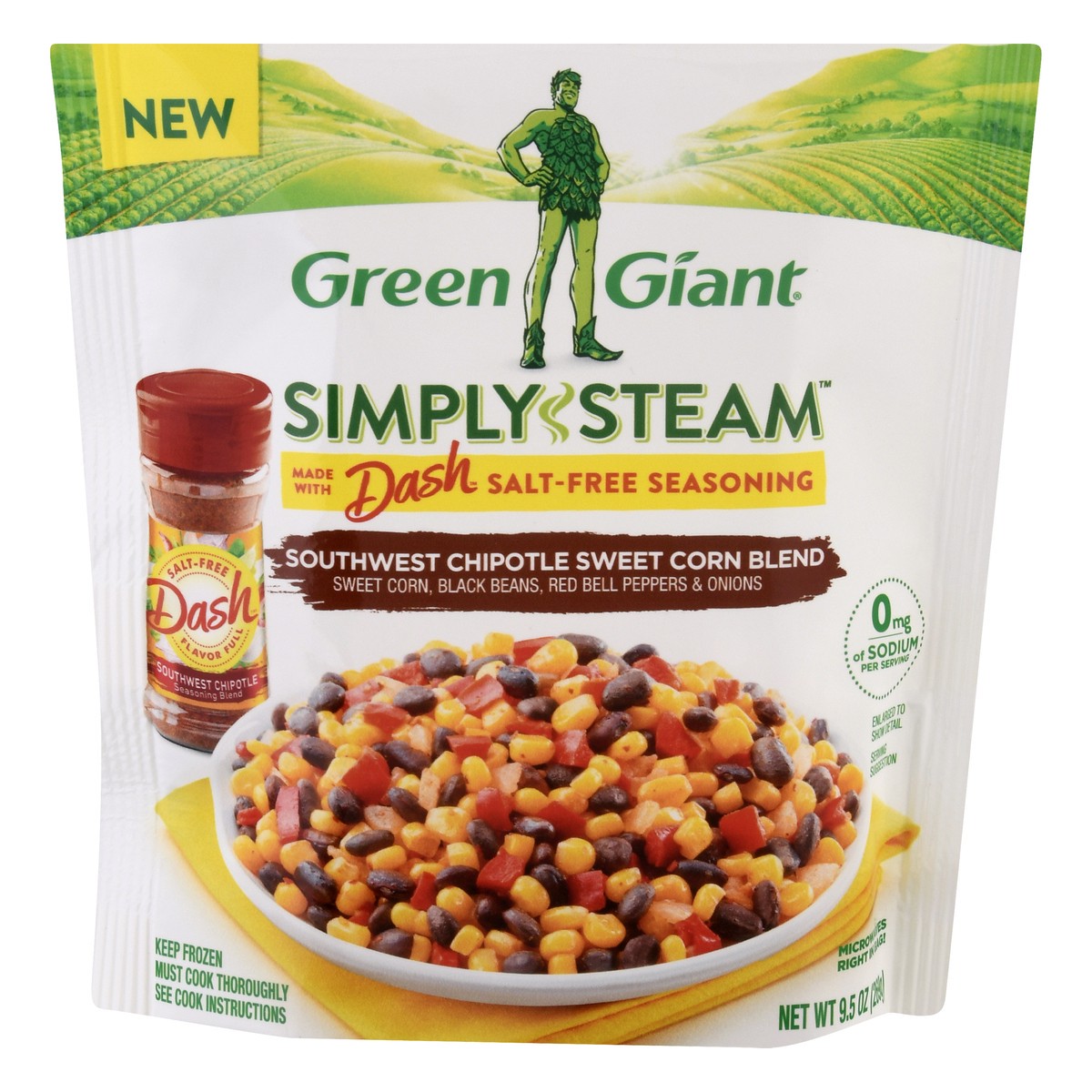 slide 11 of 13, Green Giant Simply Steam Southwest Chipotle Sweet Corn Blend 9.5 oz, 9.5 oz